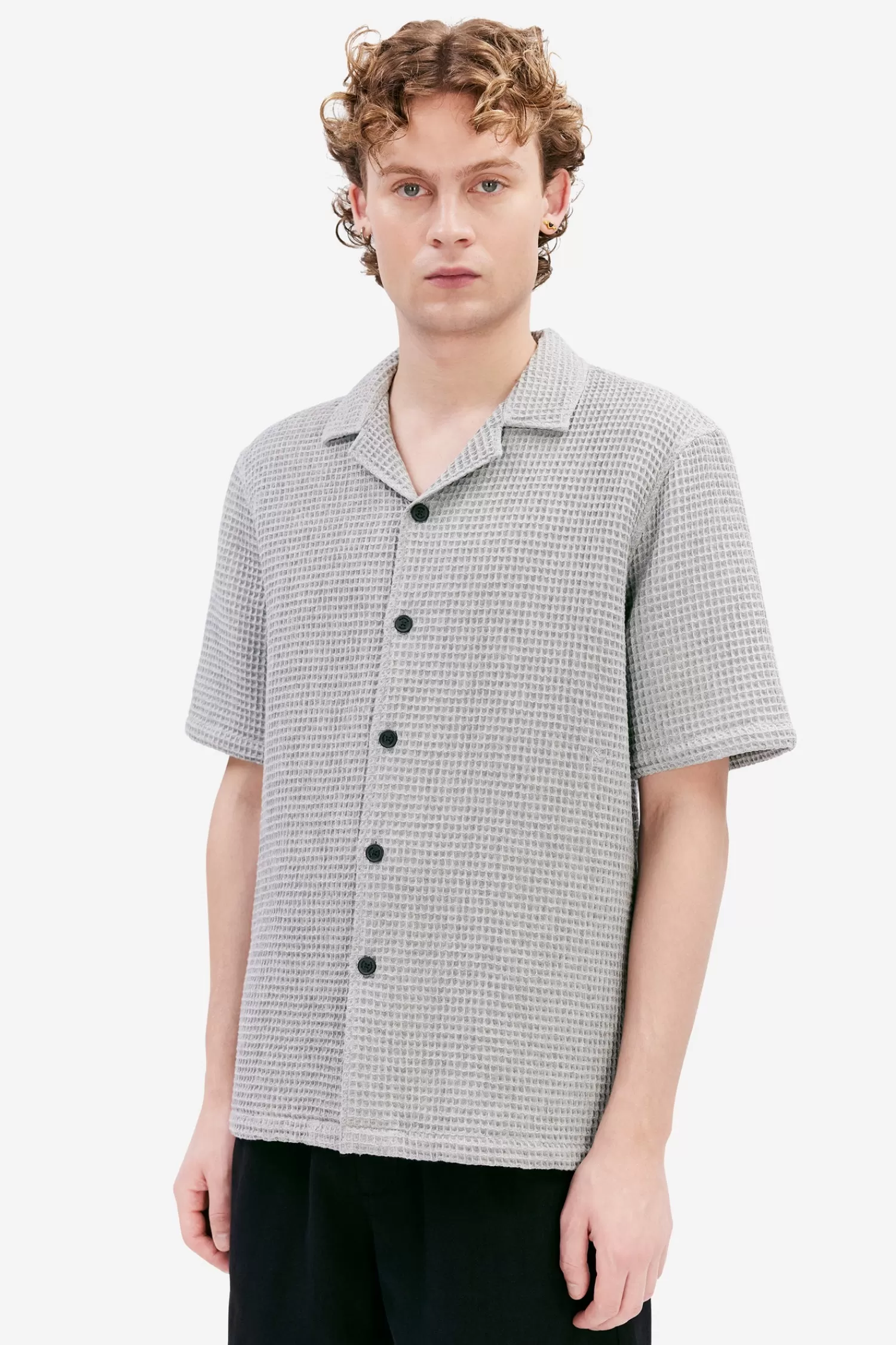 Kilian Waffle grey melange*Elvine Store