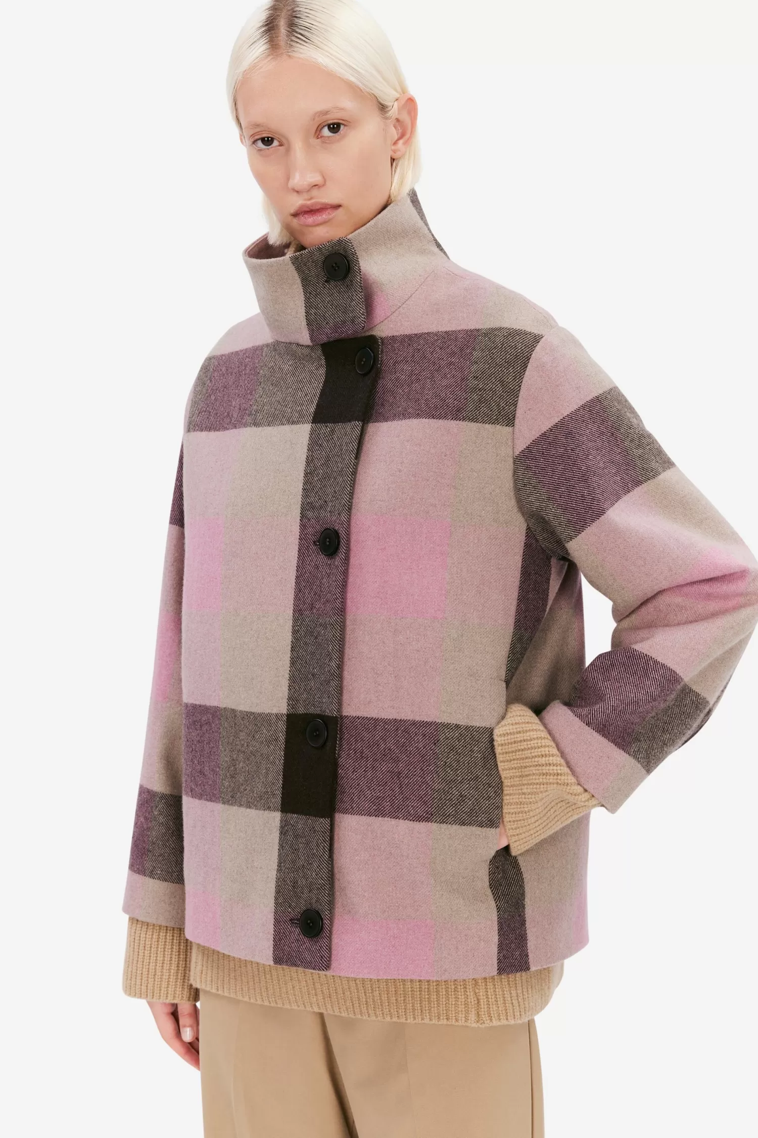 Ronja pink check*Elvine Store